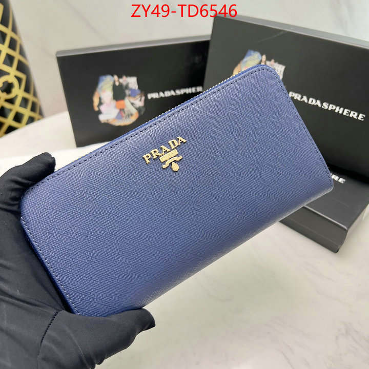 Prada Bags (4A)-Wallet what ID: TD6546 $: 49USD