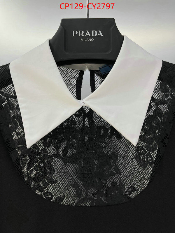 Clothing-Prada is it ok to buy replica ID: CY2797 $: 129USD
