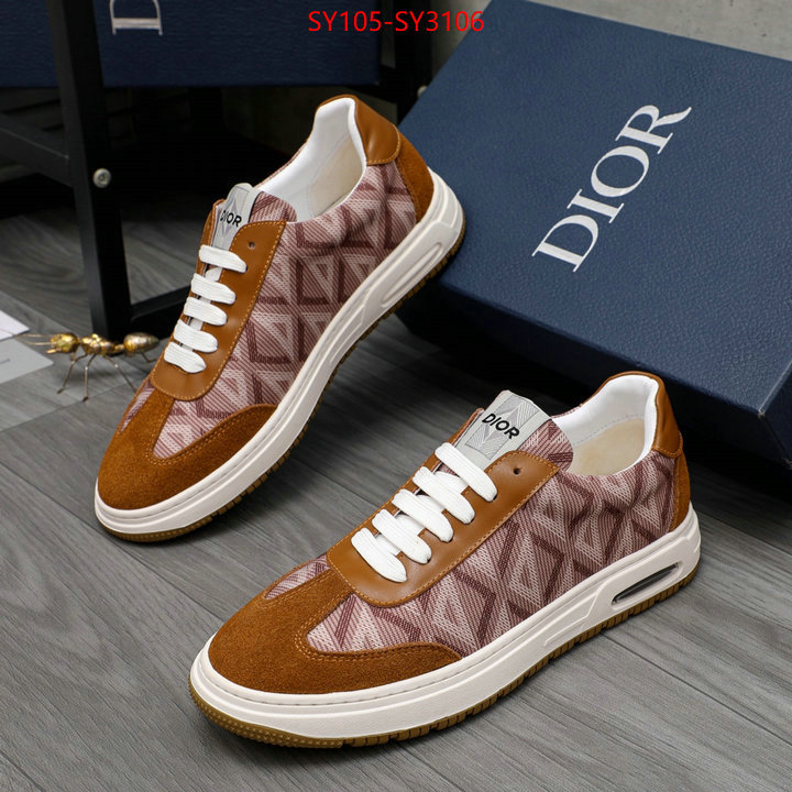 Men shoes-Dior buy online ID: SY3106 $: 105USD