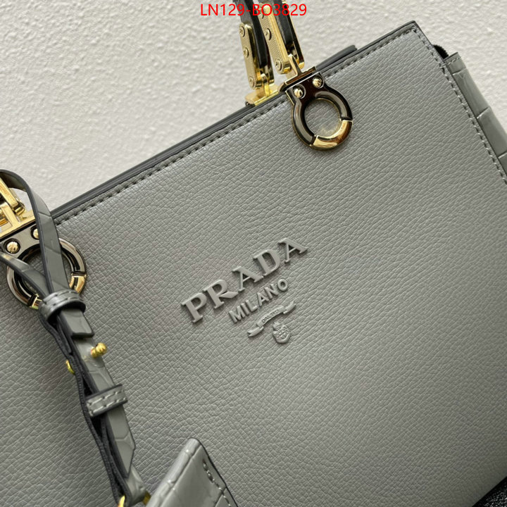 Prada Bags (4A)-Handbag- high quality replica designer ID: BO3829 $: 129USD