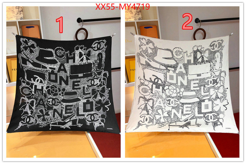 Scarf-Chanel wholesale replica shop ID: MY4719 $: 55USD