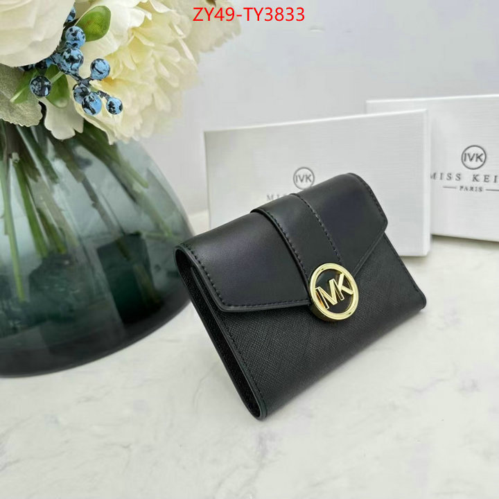 Michael Kors Bags(4A)-Wallet top fake designer ID: TY3833 $: 49USD