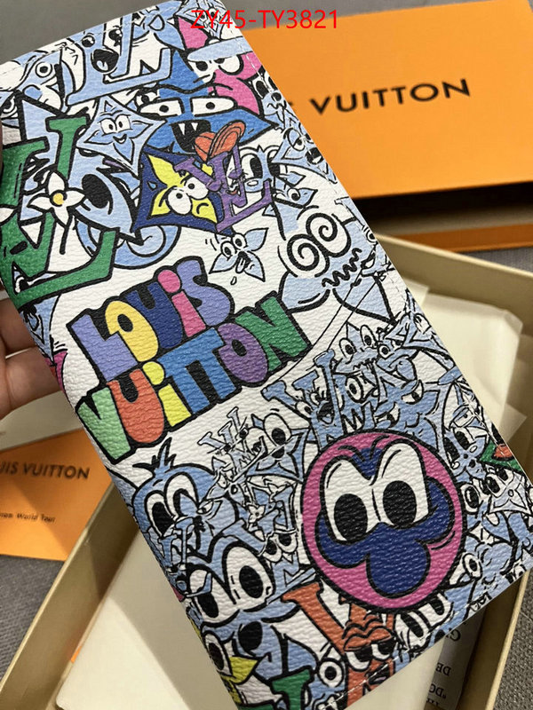 LV Bags(4A)-Wallet cheap ID: TY3821 $: 45USD