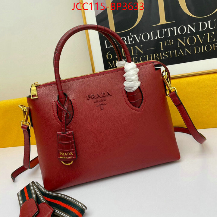 Prada Bags (4A)-Handbag- best replica new style ID: BP3633 $: 115USD