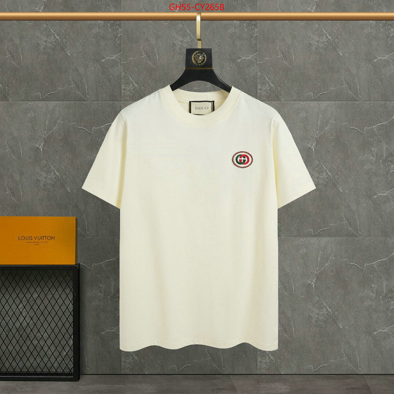 Clothing-Gucci online sale ID: CY2658 $: 55USD