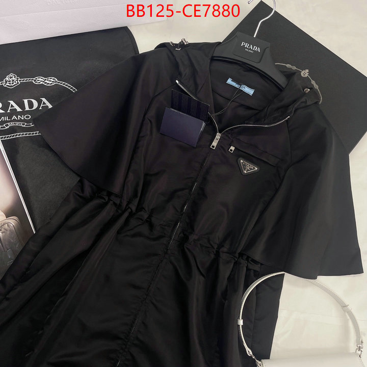 Clothing-Prada fashion replica ID: CE7880 $: 125USD