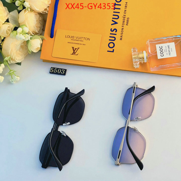 Glasses-LV buy high-quality fake ID: GY4353 $: 45USD