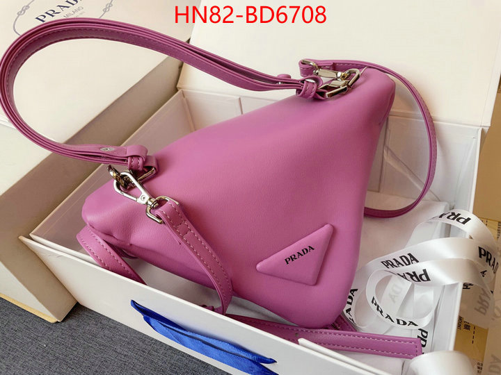 Prada Bags (4A)-Triangle what is a counter quality ID: BD6708 $: 82USD