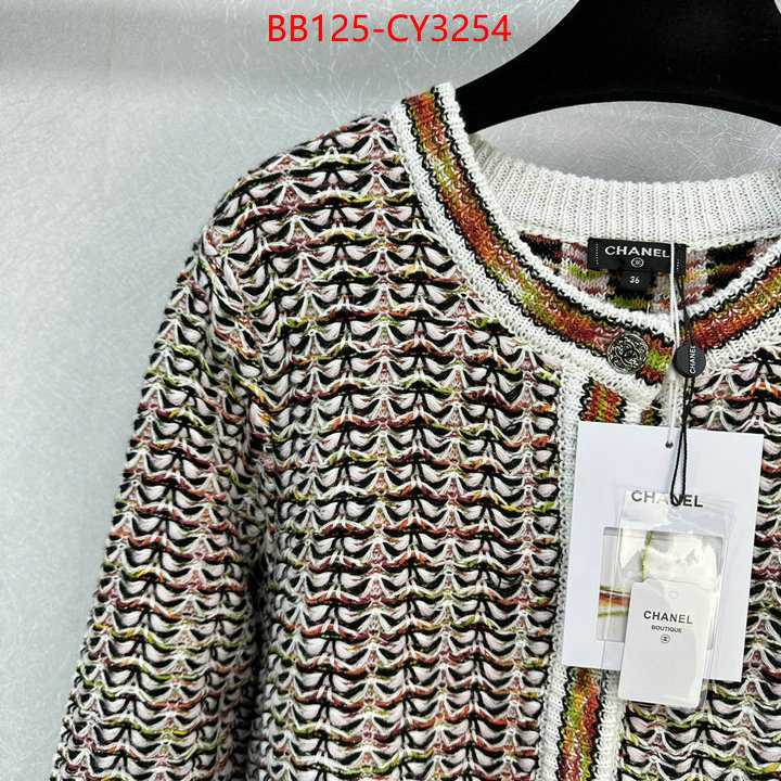 Clothing-Chanel highest quality replica ID: CY3254 $: 125USD