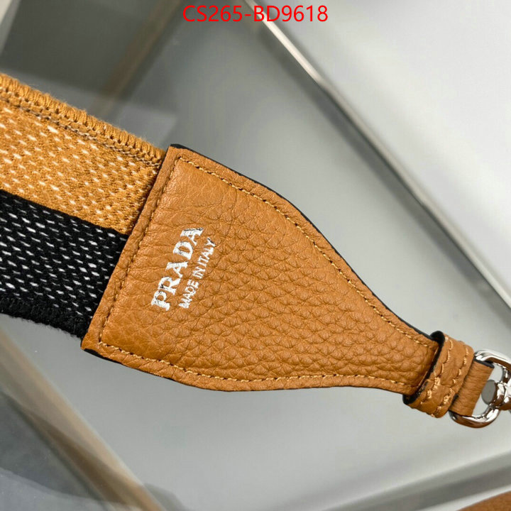 Prada Bags (TOP)-Diagonal- the online shopping ID: BD9618 $: 265USD