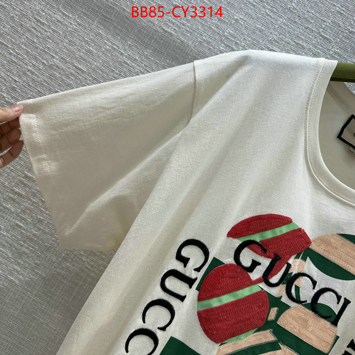 Clothing-Gucci high quality aaaaa replica ID: CY3314 $: 85USD