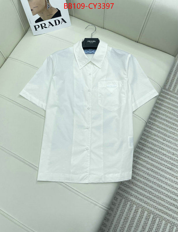 Clothing-Prada cheap online best designer ID: CY3397 $: 109USD