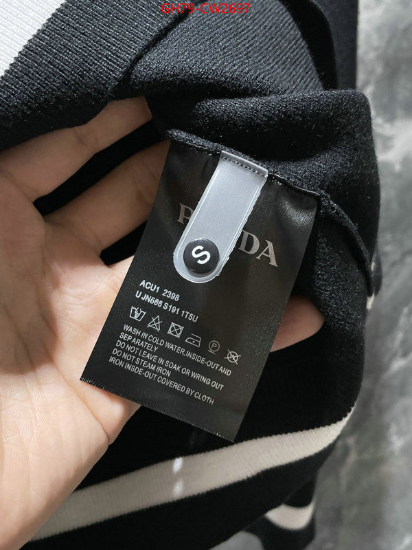 Clothing-Prada buy best high-quality ID: CW2697 $: 79USD