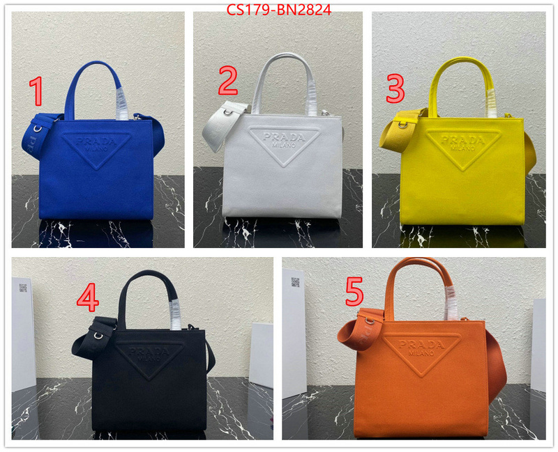 Prada Bags (TOP)-Handbag- best luxury replica ID: BN2824 $: 179USD