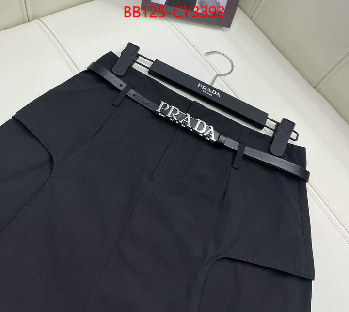 Clothing-Prada top quality designer replica ID: CY3393 $: 125USD