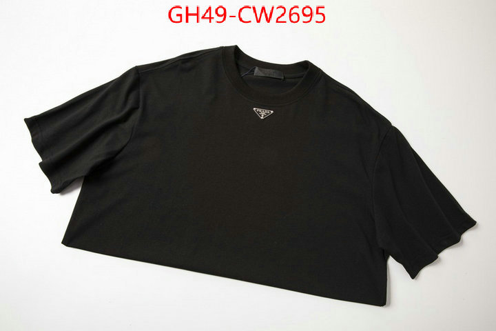 Clothing-Prada mirror copy luxury ID: CW2695 $: 49USD