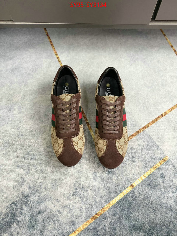 Men Shoes-Gucci what is aaaaa quality ID: SY3134 $: 95USD