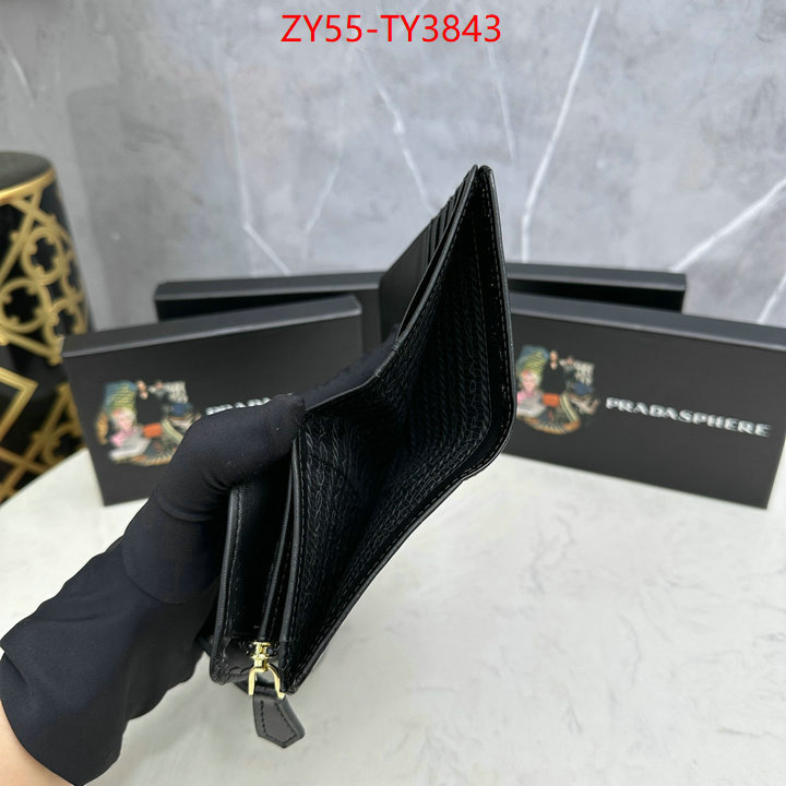 Prada Bags (4A)-Wallet best like ID: TY3843 $: 55USD