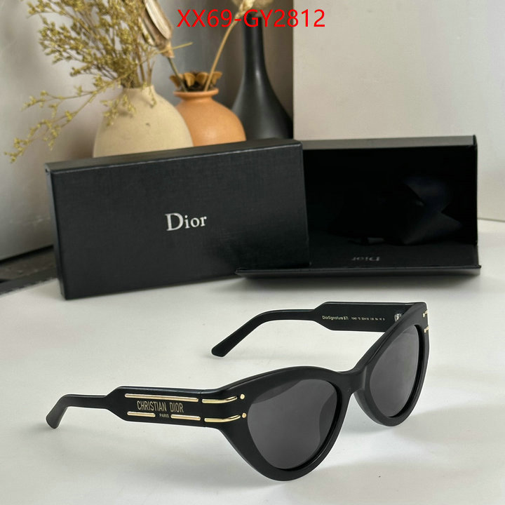 Glasses-Dior replica aaaaa+ designer ID: GY2812 $: 69USD
