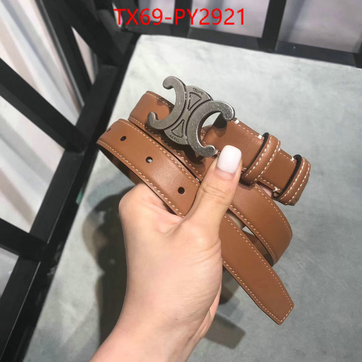 Belts-CELINE 2023 aaaaa replica customize ID: PY2921 $: 69USD
