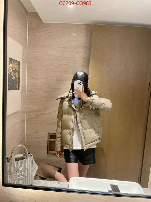 Down jacket Women-Prada mirror quality ID: CO983 $: 209USD