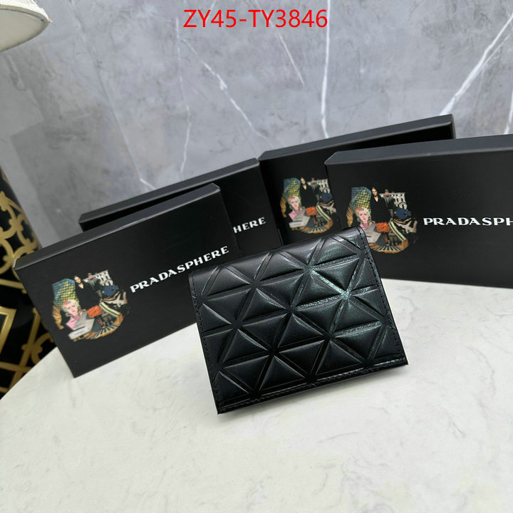 Prada Bags (4A)-Wallet buy best quality replica ID: TY3846 $: 45USD