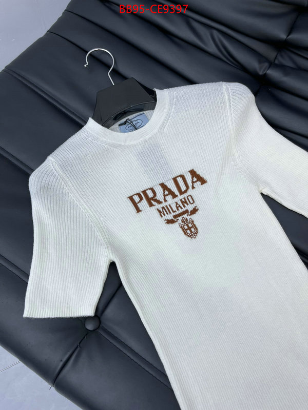 Clothing-Prada how to buy replica shop ID: CE9397 $: 95USD