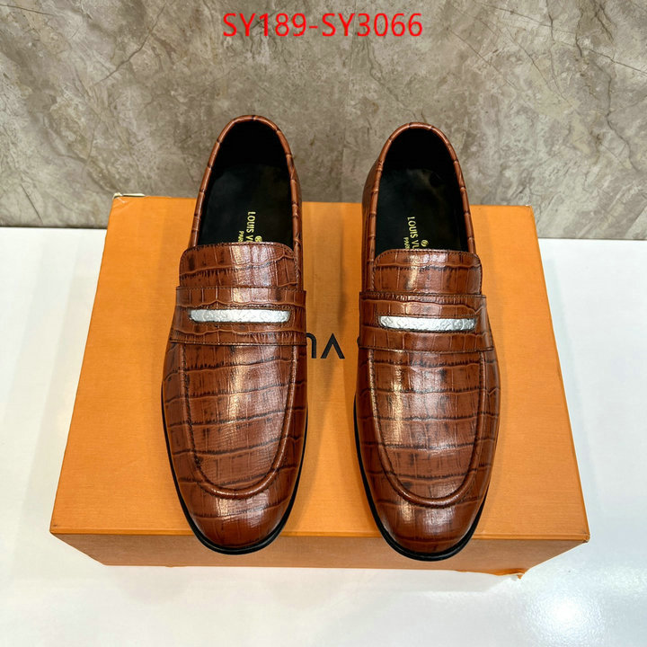 Men Shoes-LV luxury fashion replica designers ID: SY3066 $: 189USD