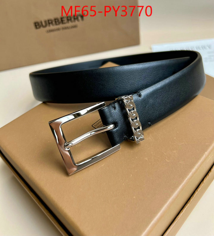 Belts-Burberry aaaaa+ replica ID: PY3770 $: 65USD