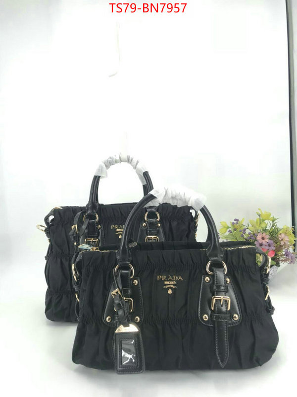 Prada Bags (4A)-Handbag- cheap online best designer ID: BN7957 $: 79USD