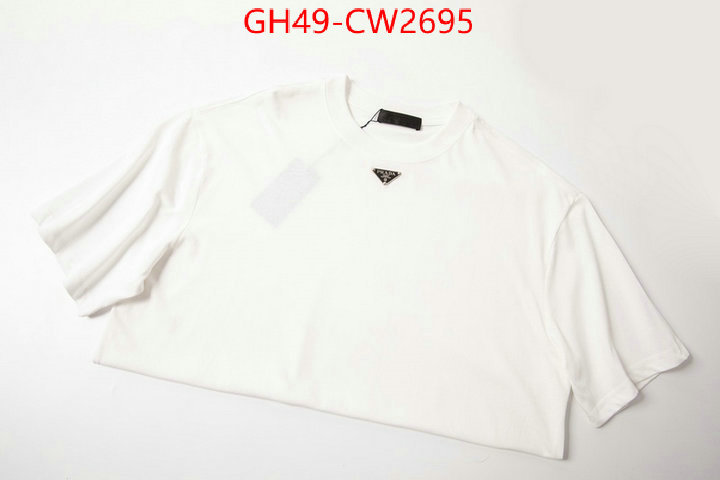 Clothing-Prada mirror copy luxury ID: CW2695 $: 49USD