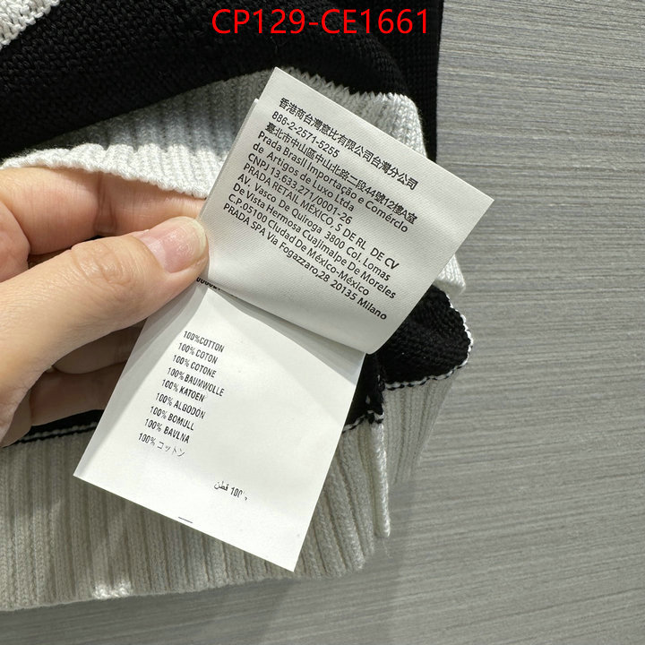 Clothing-Prada high ID: CE1661 $: 129USD