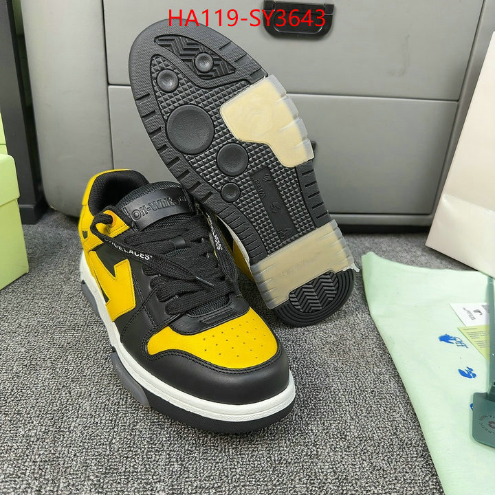 Men Shoes-Offwhite top quality ID: SY3643 $: 119USD