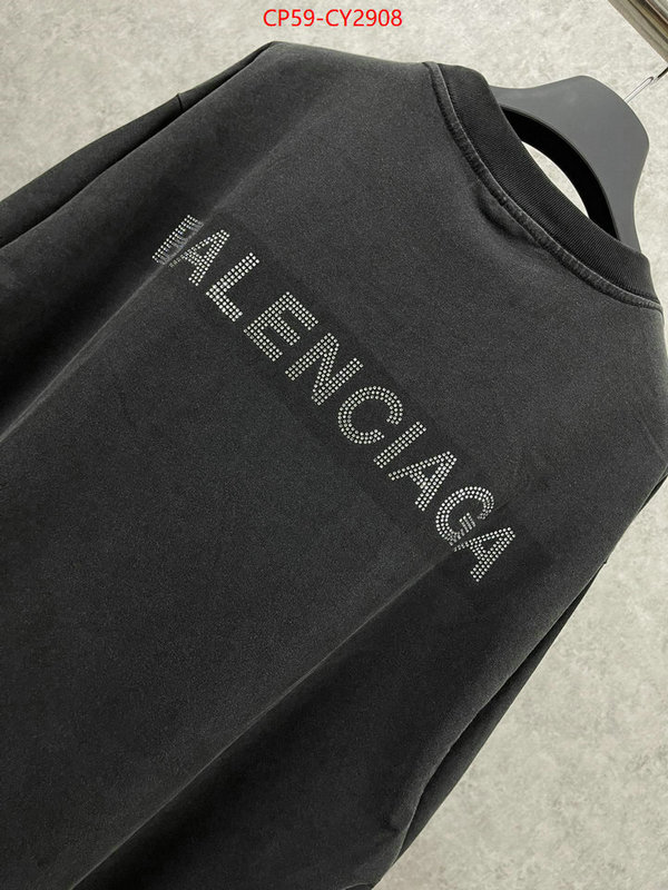 Clothing-Balenciaga shop designer replica ID: CY2908 $: 59USD