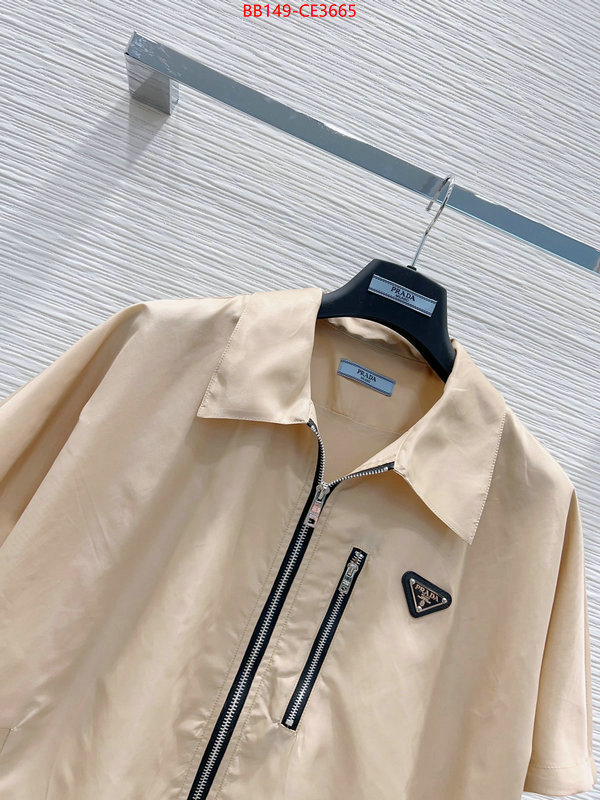 Clothing-Prada best replica quality ID: CE3665 $: 149USD