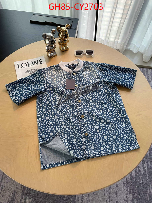 Clothing-LV best website for replica ID: CY2703 $: 85USD