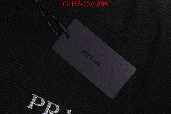 Clothing-Prada top quality replica ID: CV1266 $: 45USD