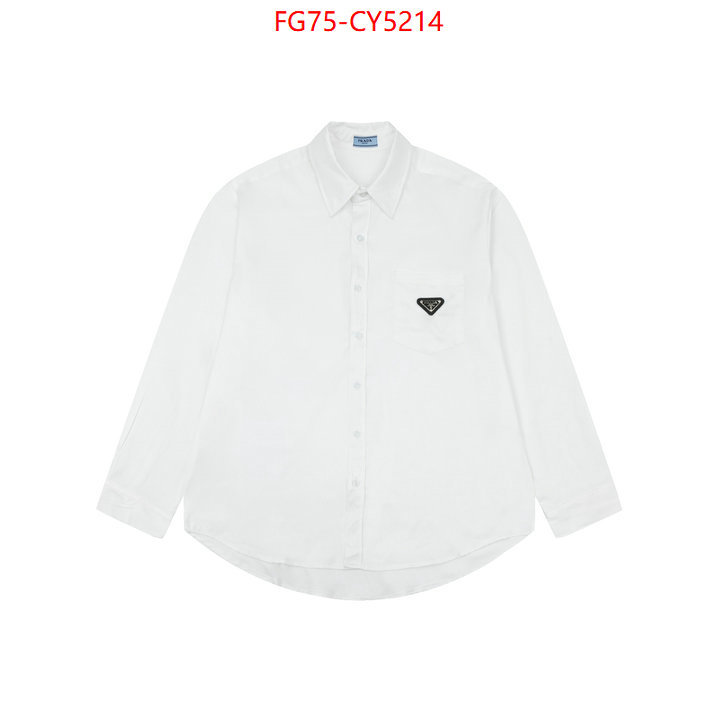 Clothing-Prada top perfect fake ID: CY5214 $: 75USD