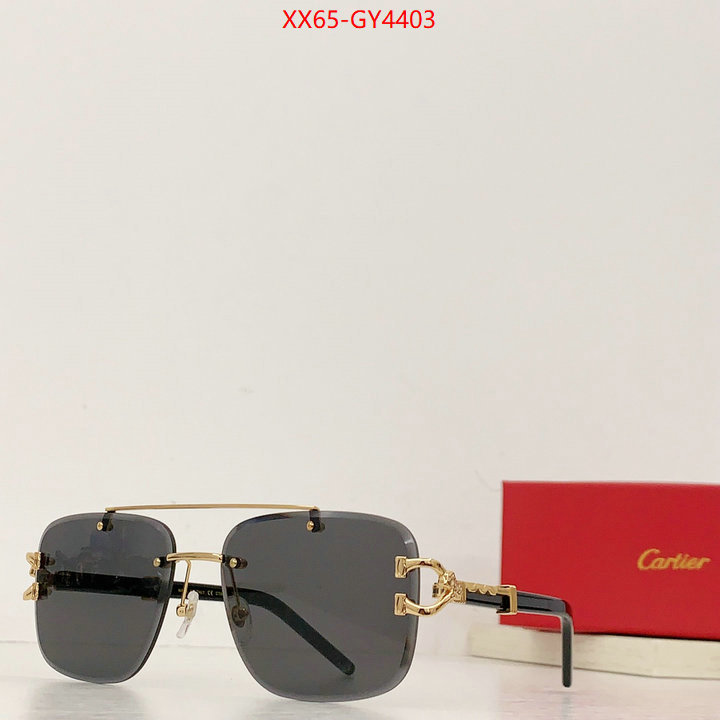 Glasses-Cartier wholesale designer shop ID: GY4403 $: 65USD