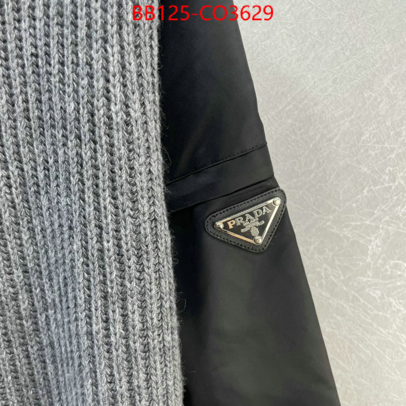 Clothing-Prada replica us ID: CO3629 $: 125USD