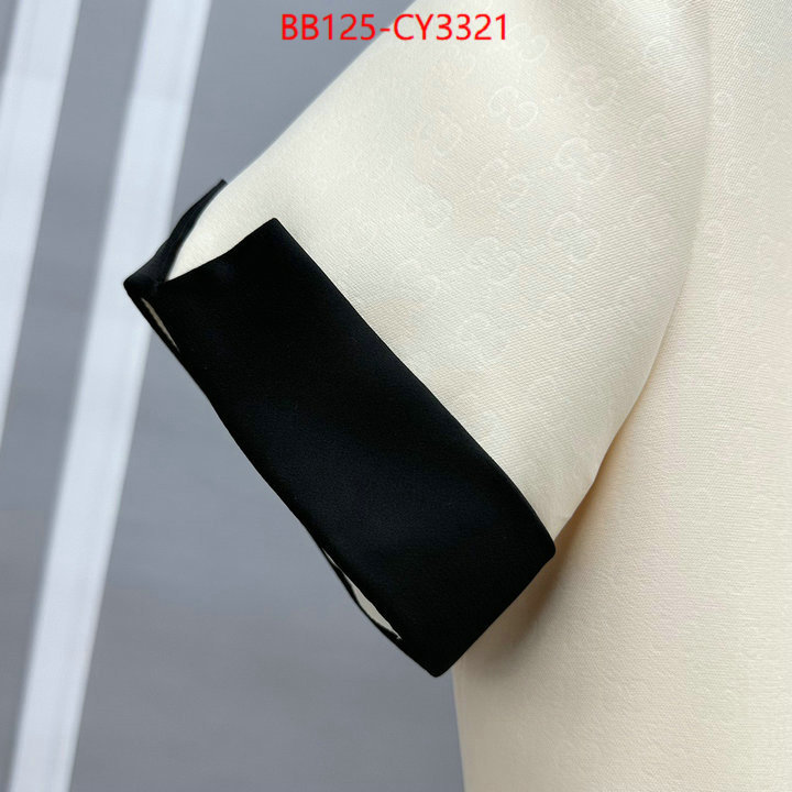 Clothing-Gucci best wholesale replica ID: CY3321 $: 125USD