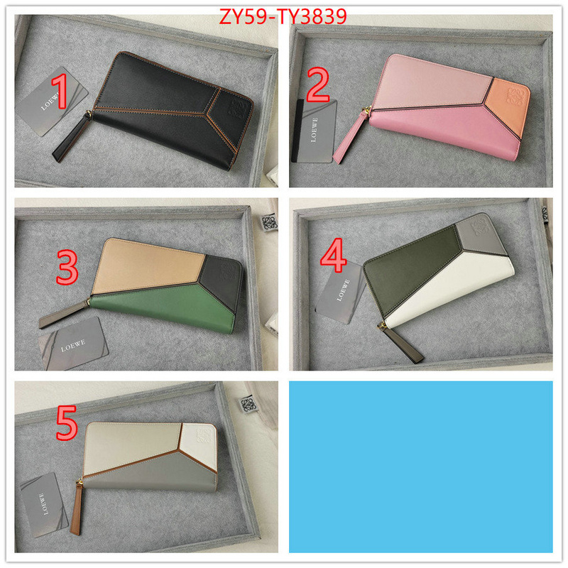 Loewe Bags(4A)-Wallet fake designer ID: TY3839 $: 59USD