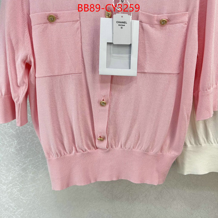 Clothing-Chanel best quality designer ID: CY3259 $: 89USD