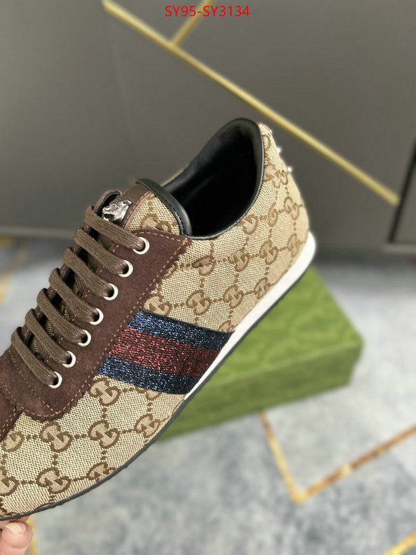 Men Shoes-Gucci what is aaaaa quality ID: SY3134 $: 95USD