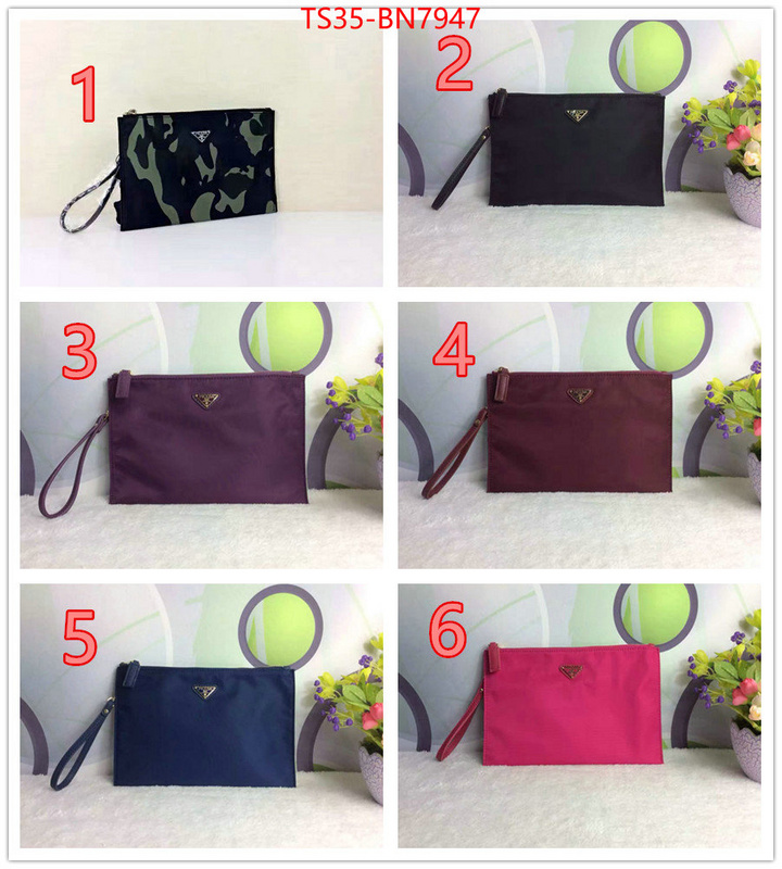 Prada Bags (4A)-Clutch- the online shopping ID: BN7947 $: 35USD