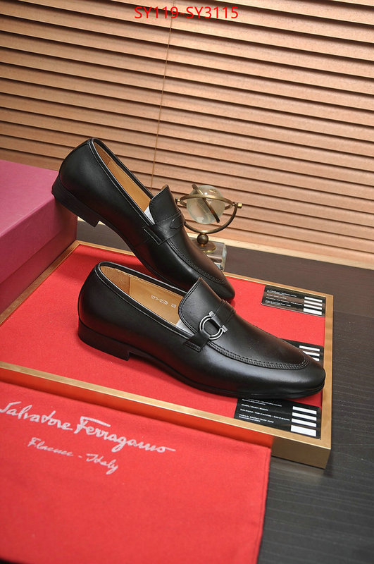 Men shoes-Ferragamo 1:1 clone ID: SY3115 $: 119USD