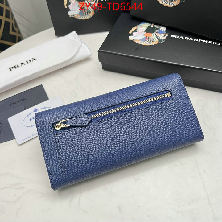 Prada Bags (4A)-Wallet replica best ID: TD6544 $: 49USD