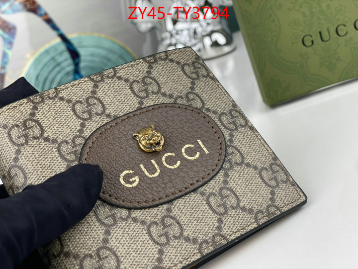 Gucci Bags(4A)-Wallet- buy best quality replica ID: TY3794 $: 45USD