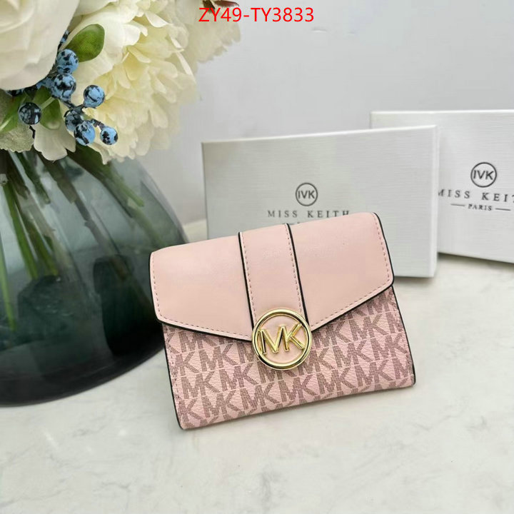 Michael Kors Bags(4A)-Wallet top fake designer ID: TY3833 $: 49USD