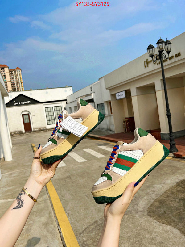 Men Shoes-Gucci new designer replica ID: SY3125 $: 135USD